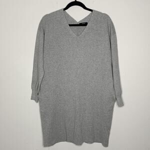 Journal Standard V-Neck Sweatshirt Dress Size M